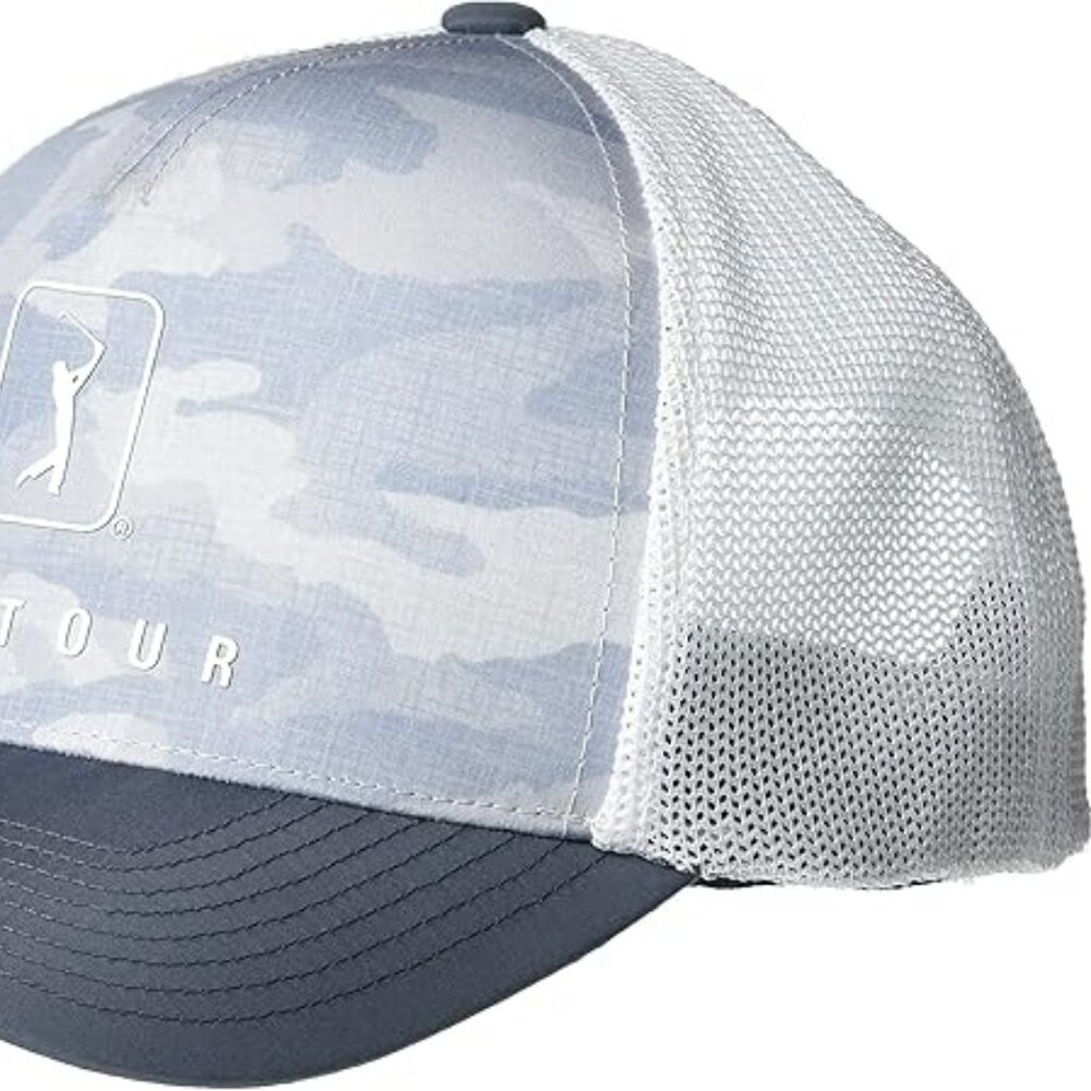 Brand New! PGA Tour Men's Standard Camo Golf Trucker Hat - Picture 2 of 5
